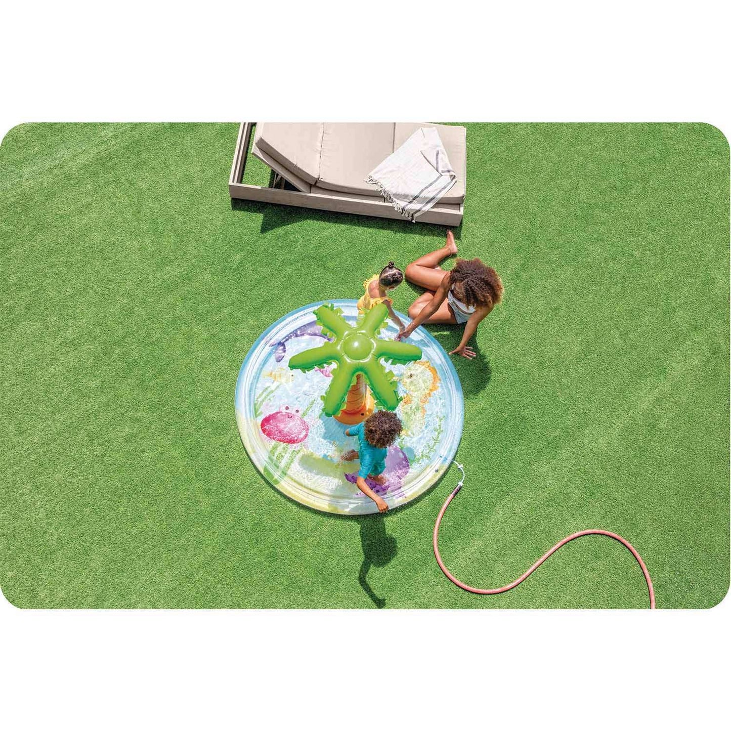 Palma inflatable paddling pool 104x173 cm INTEX 56433