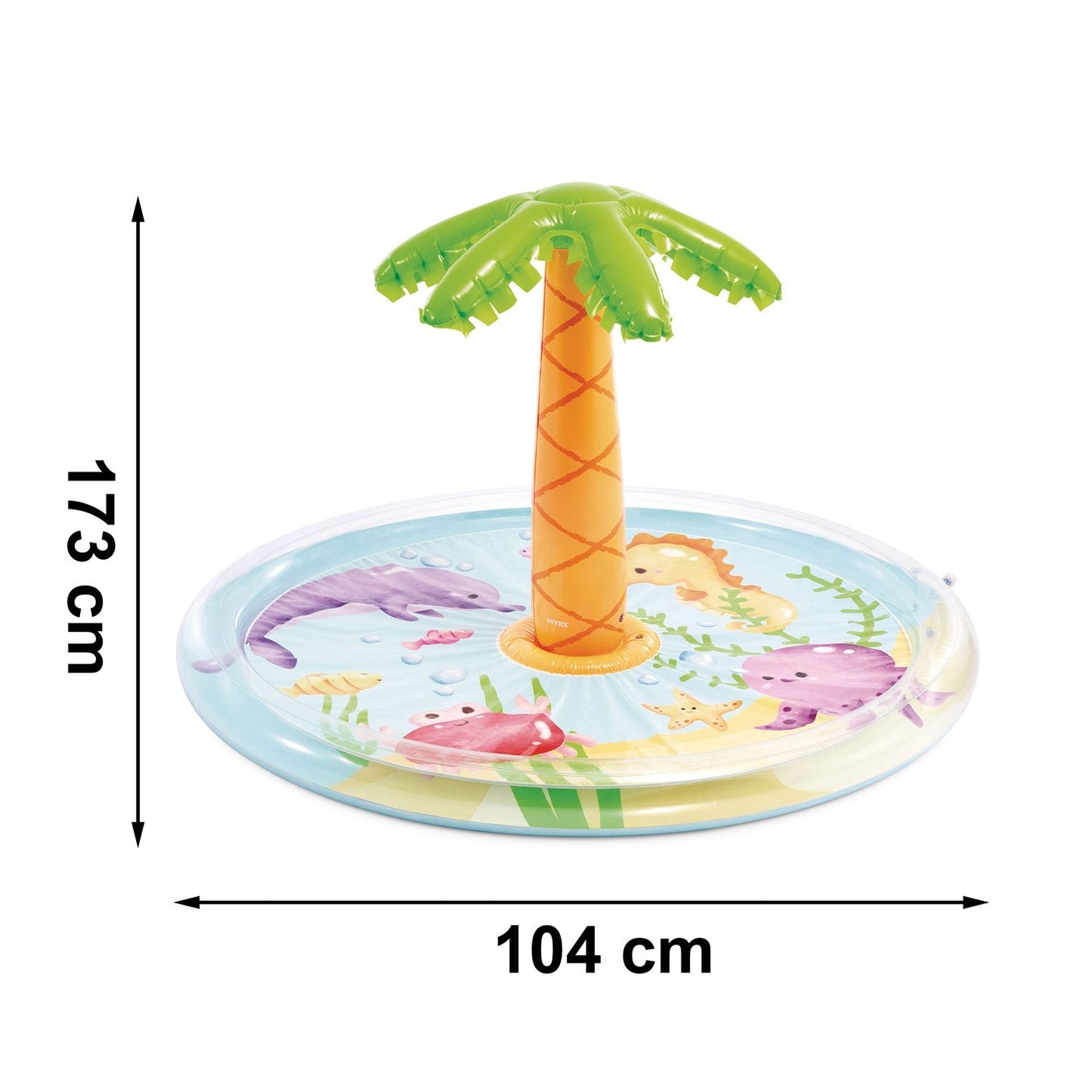 Palma inflatable paddling pool 104x173 cm INTEX 56433