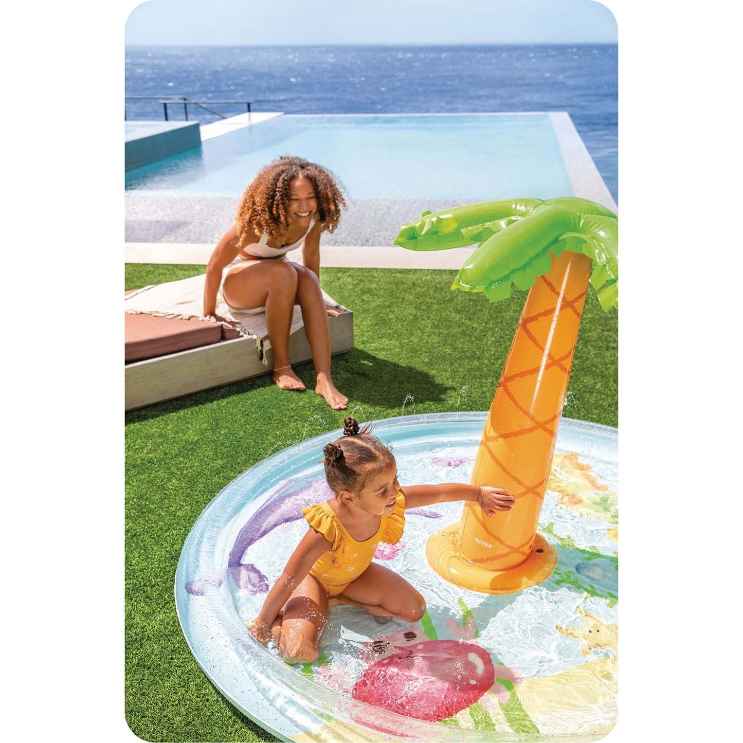 Palma inflatable paddling pool 104x173 cm INTEX 56433