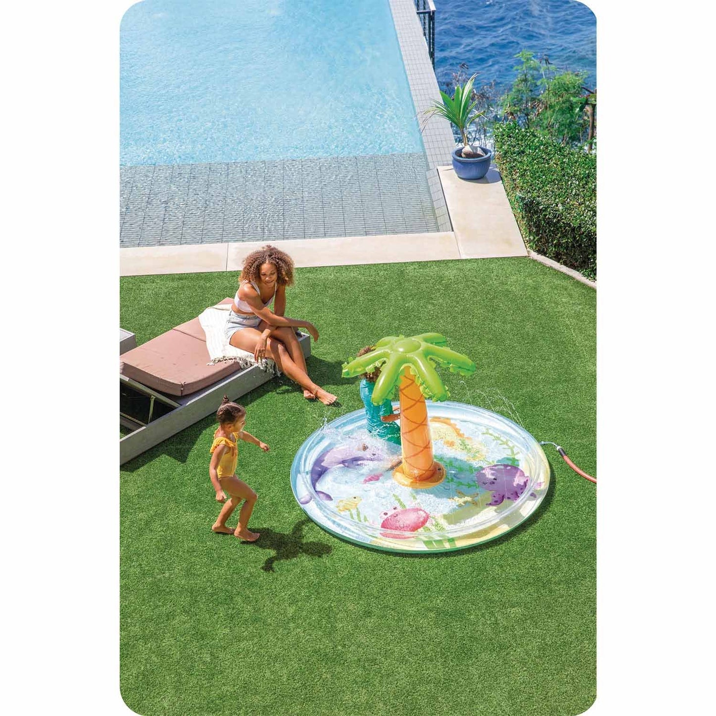 Palma inflatable paddling pool 104x173 cm INTEX 56433