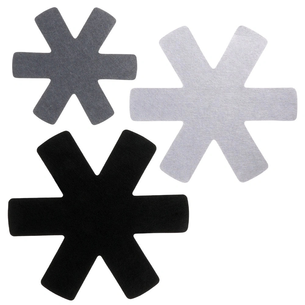 Pan Protector Set, Felt, 38/35/26 cm, 6 Pieces