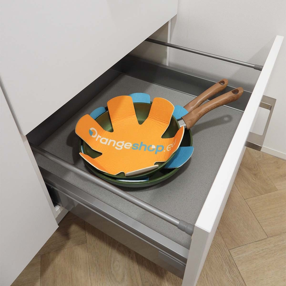 Pan Protectors Ø34 cm, 6-Pack, Antibacterial, Non-Slip