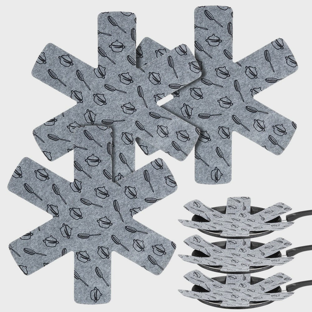 Pan Protectors Felt Set, 38 cm, 3 Pieces