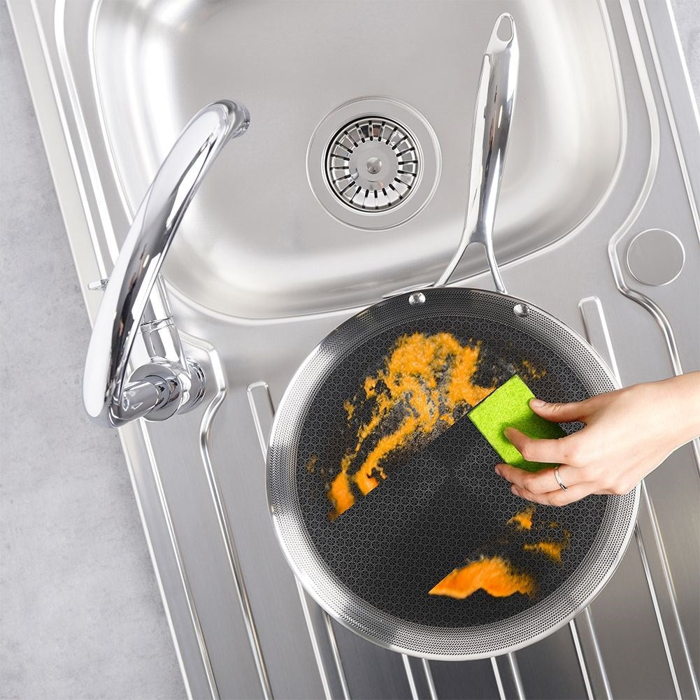 Pancake pan 28 cm - Non-stick, stainless steel, hybrid series