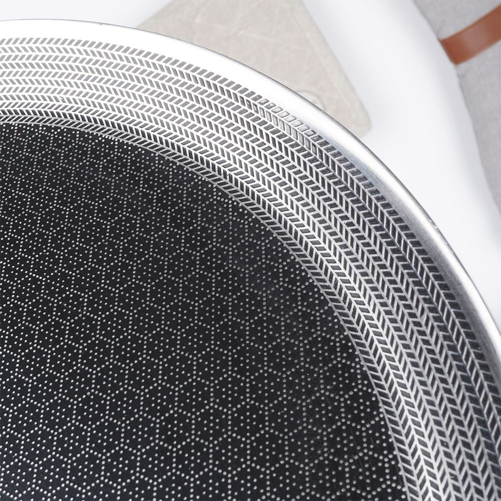 Pancake pan 28 cm - Non-stick, stainless steel, hybrid series
