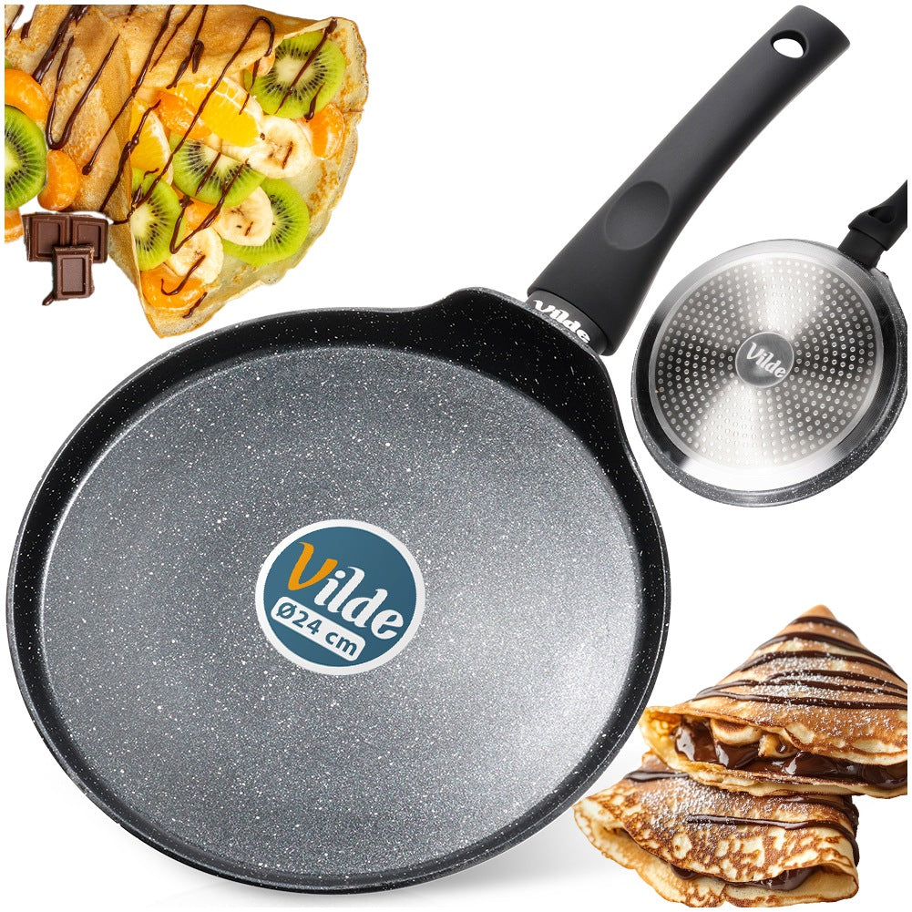 Pancake pan granite BLACK LINE 24 cm
