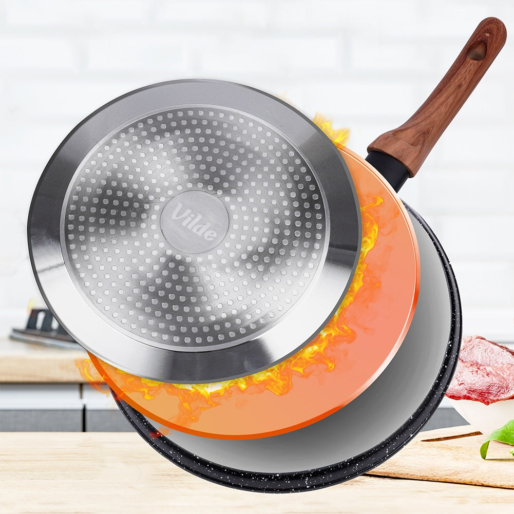 Pancake pan granite BLACK&WOOD 24 cm