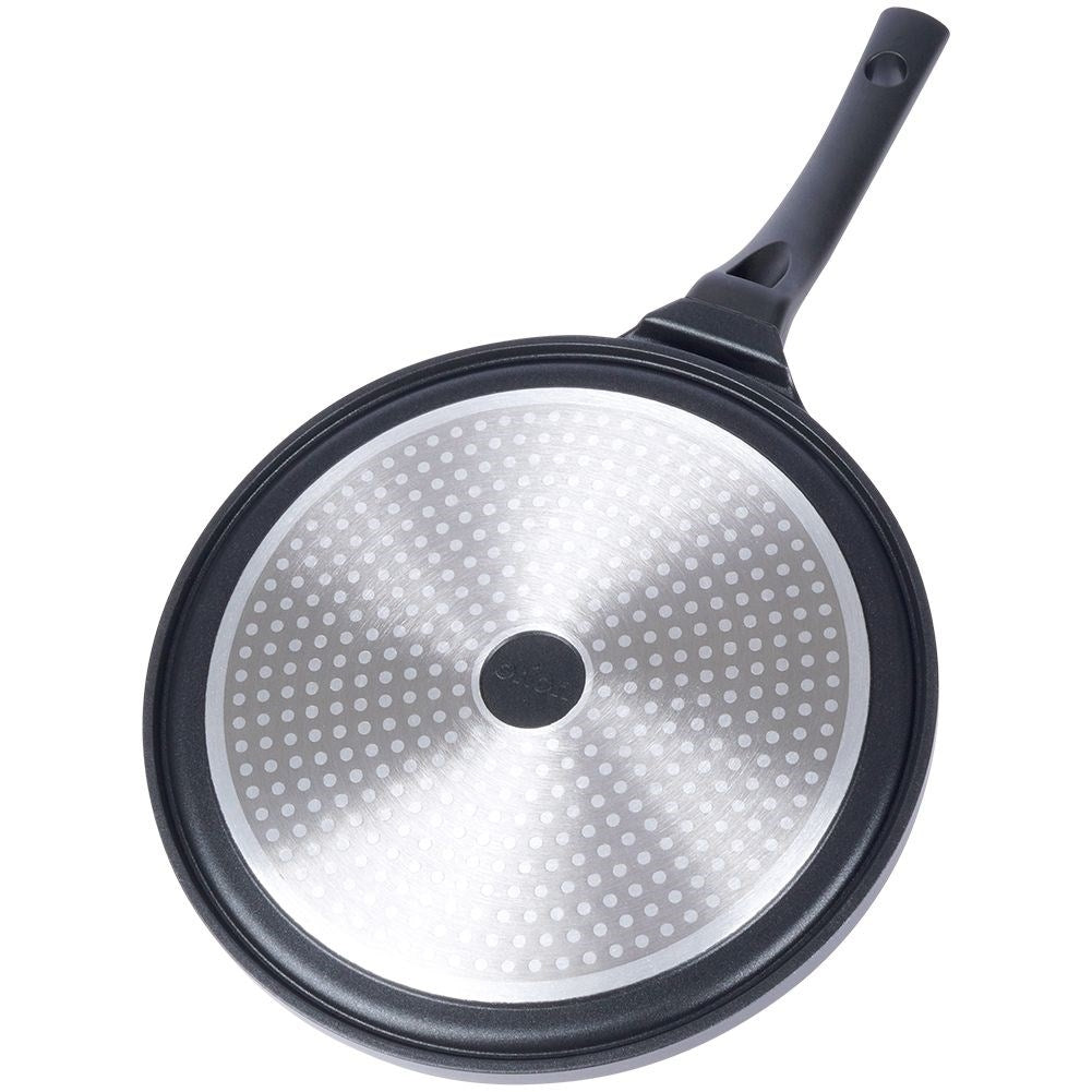 Pancake pan in granite for all stoves, including induction