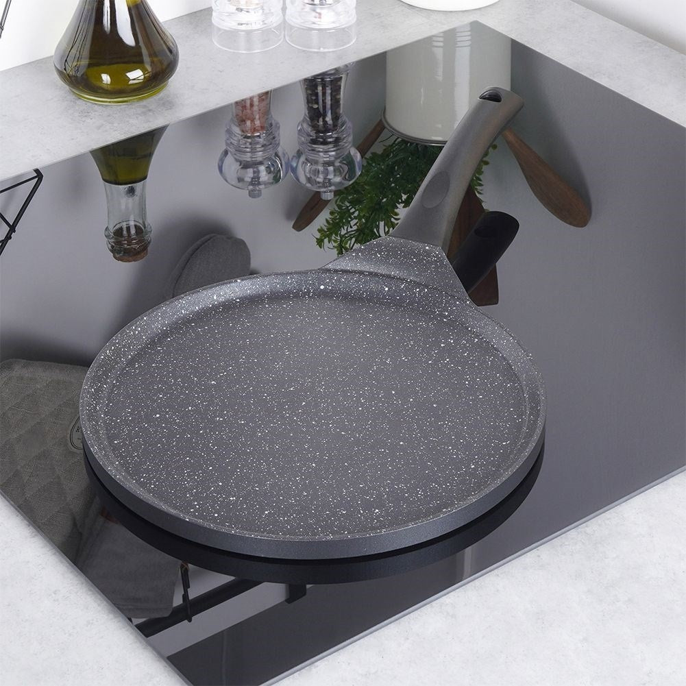 Pancake pan in granite for all stoves, including induction