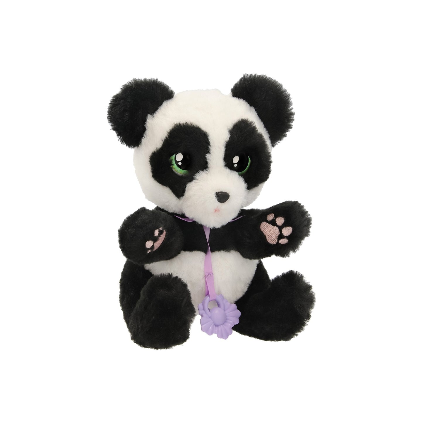 Panda Plush Toy with Blanket, Sound Functions, 24 cm