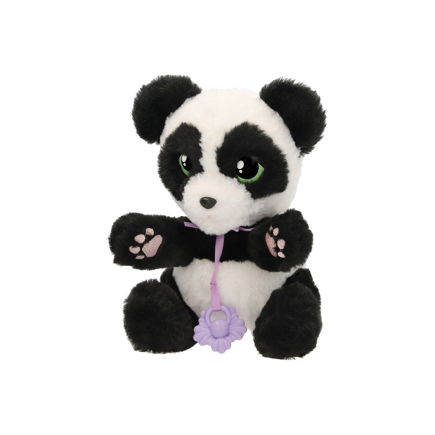 Panda Plush Toy with Blanket, Sound Functions, 24 cm