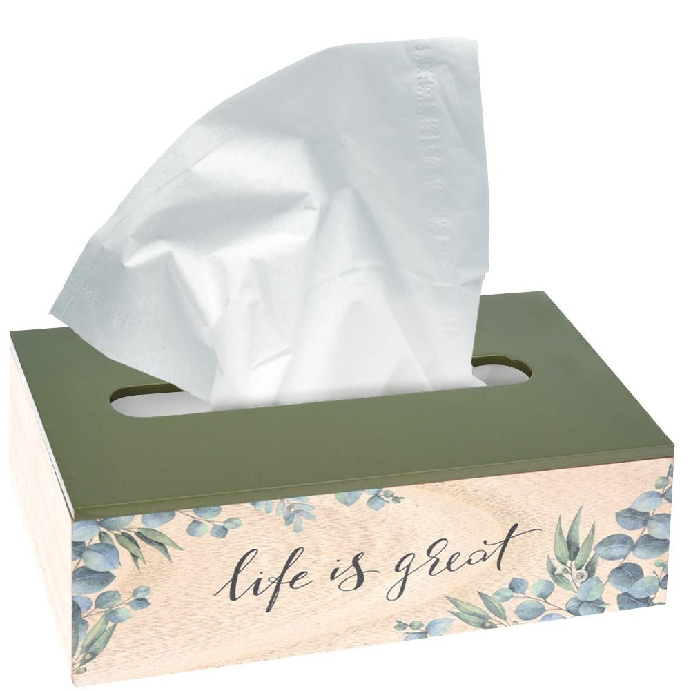 Paper holder with print - Trendy design for tissues