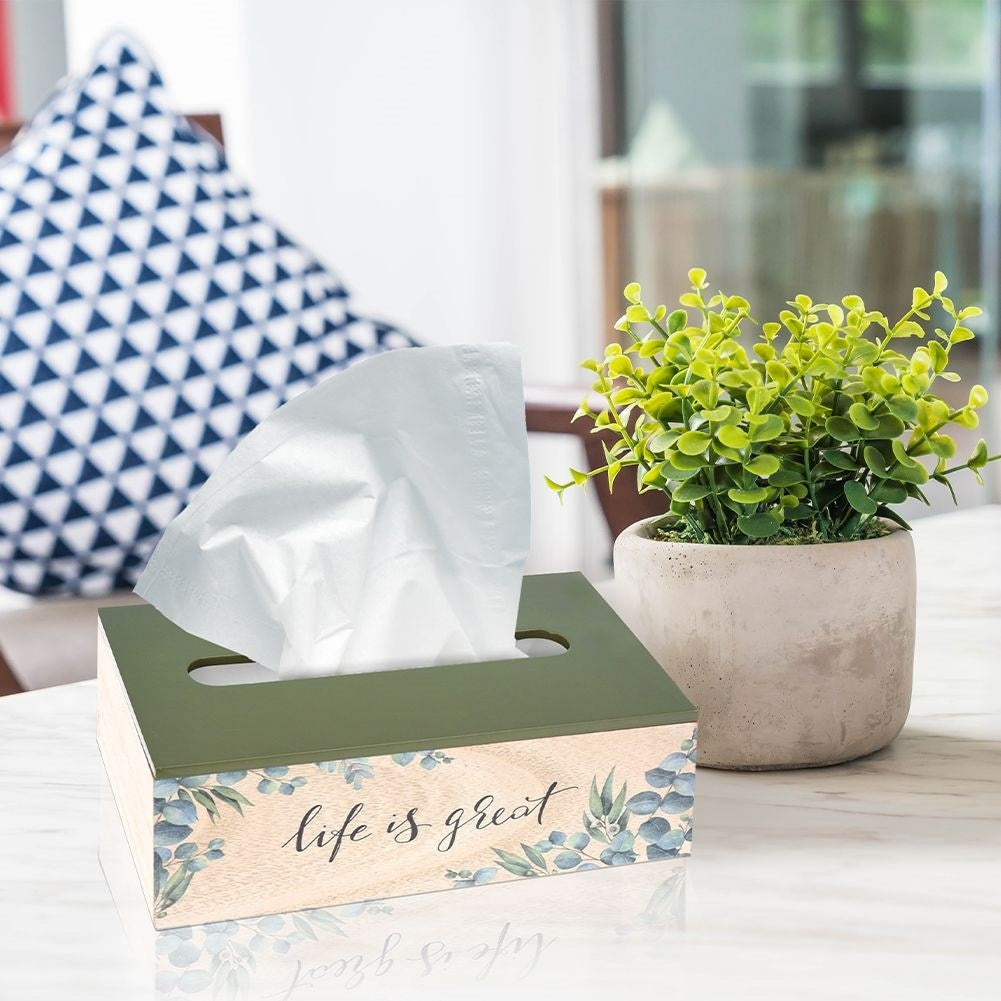 Paper holder with print - Trendy design for tissues