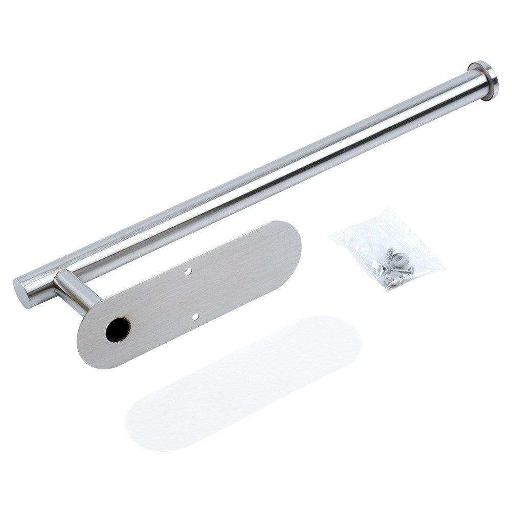 Paper towel hanger steel silver