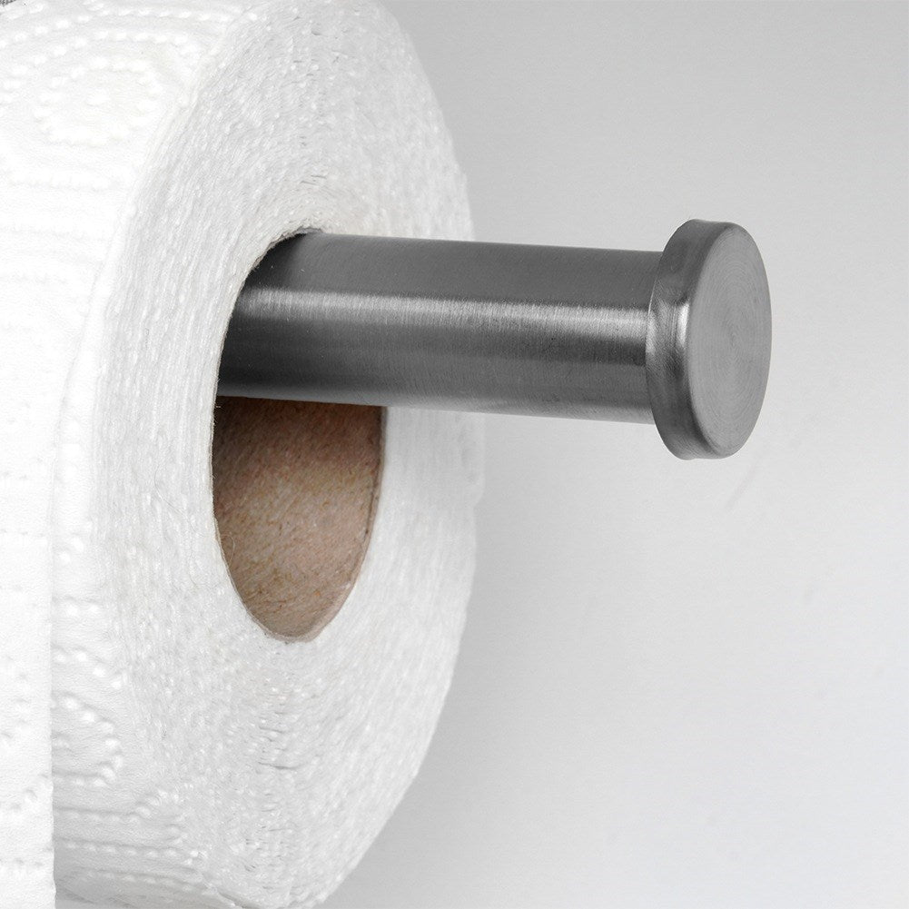 Paper towel hanger steel silver