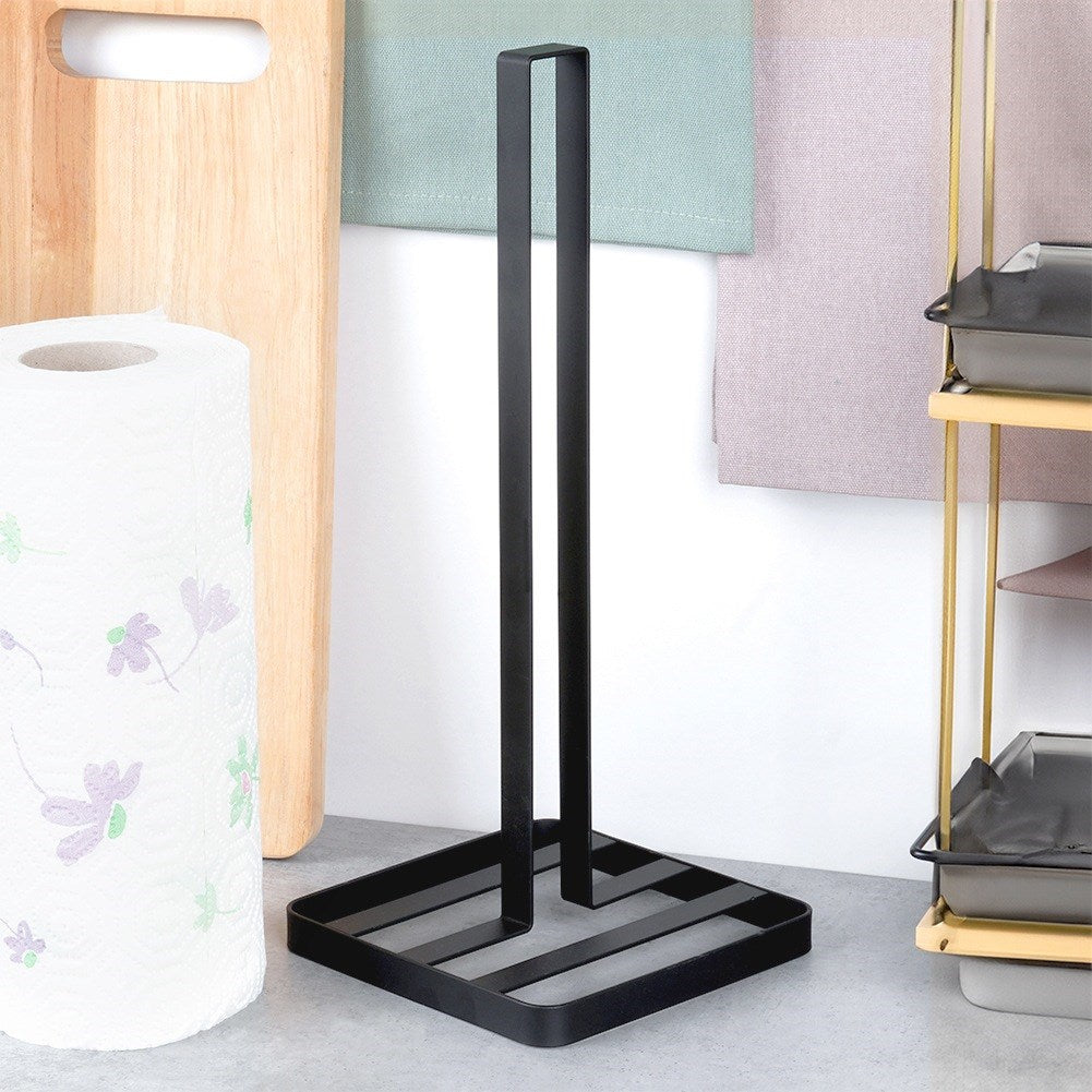Paper towel stand metal black MISTY 32.5 cm