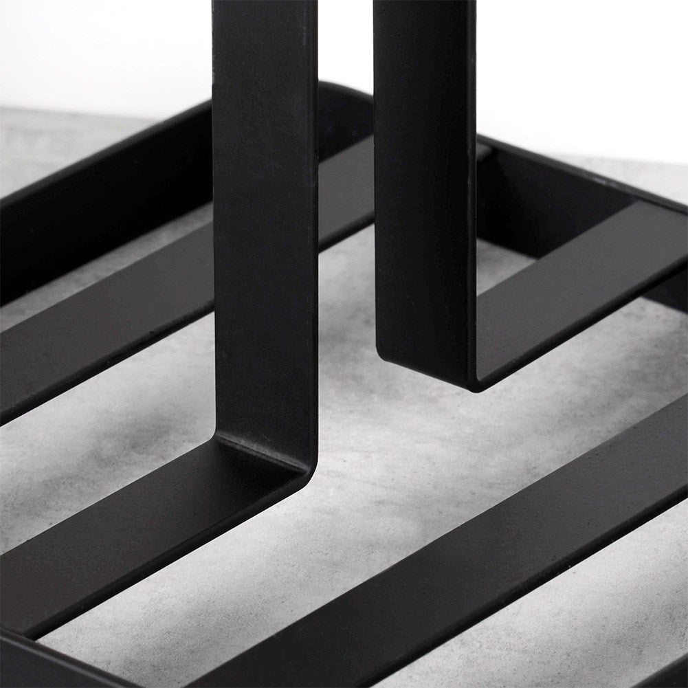Paper towel stand metal black MISTY 32.5 cm