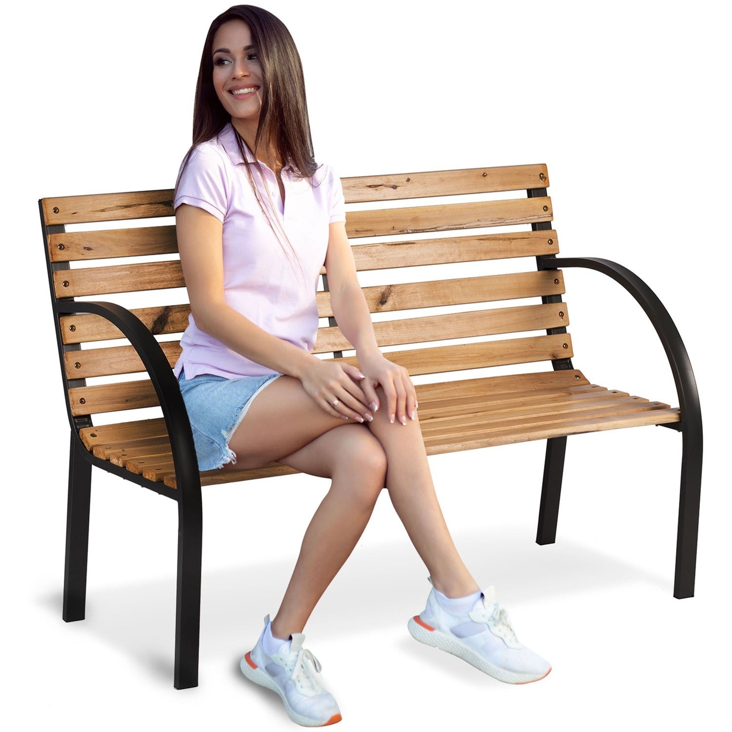 Park bench with backrest 117.5 x 83 x 57 cm Luca Sofotel