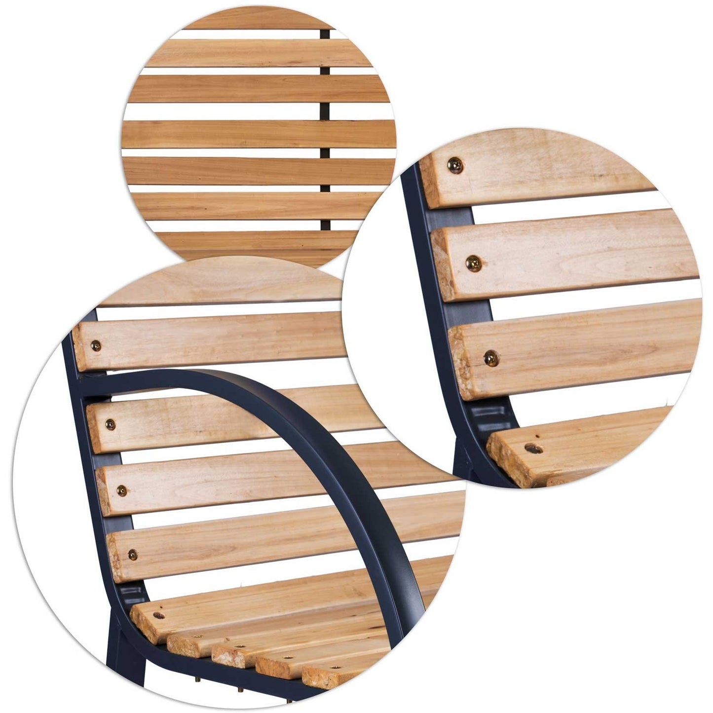 Park bench with backrest 117.5 x 83 x 57 cm Luca Sofotel