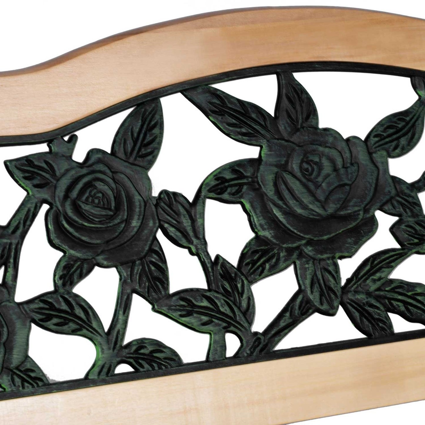 Park bench with backrest 123.5 x 74 x 48 cm Gardi Rose Sofotel