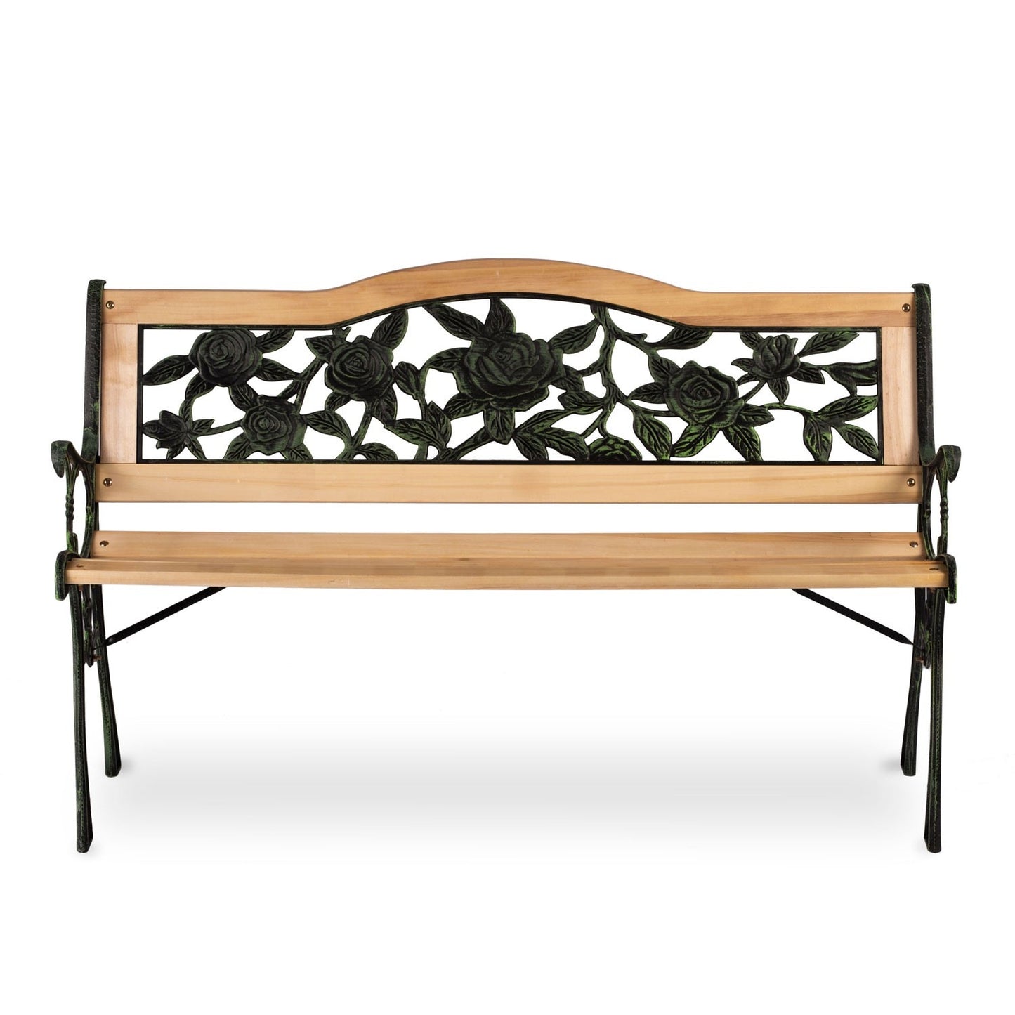 Park bench with backrest 123.5 x 74 x 48 cm Gardi Rose Sofotel
