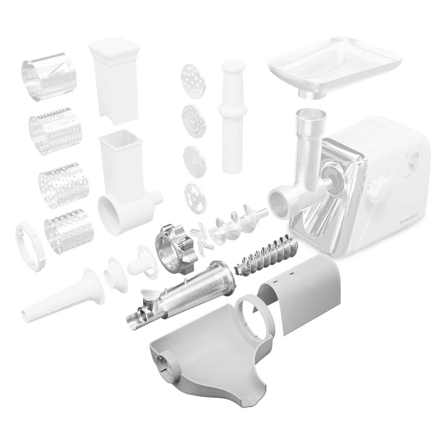 Parts for a meat grinder - Berdsen tomato puree set