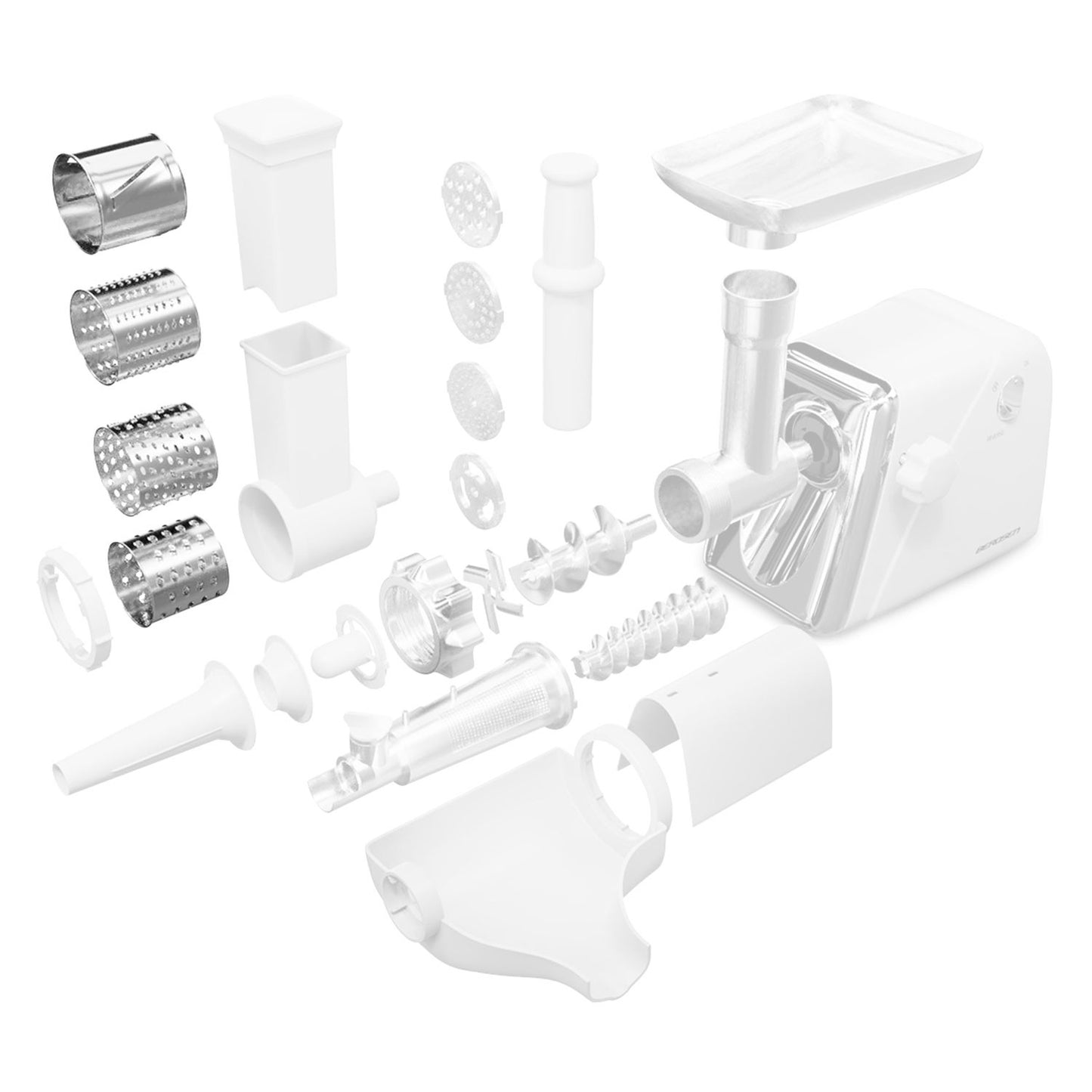 Parts for a meat grinder - a set of Berdsen attachments