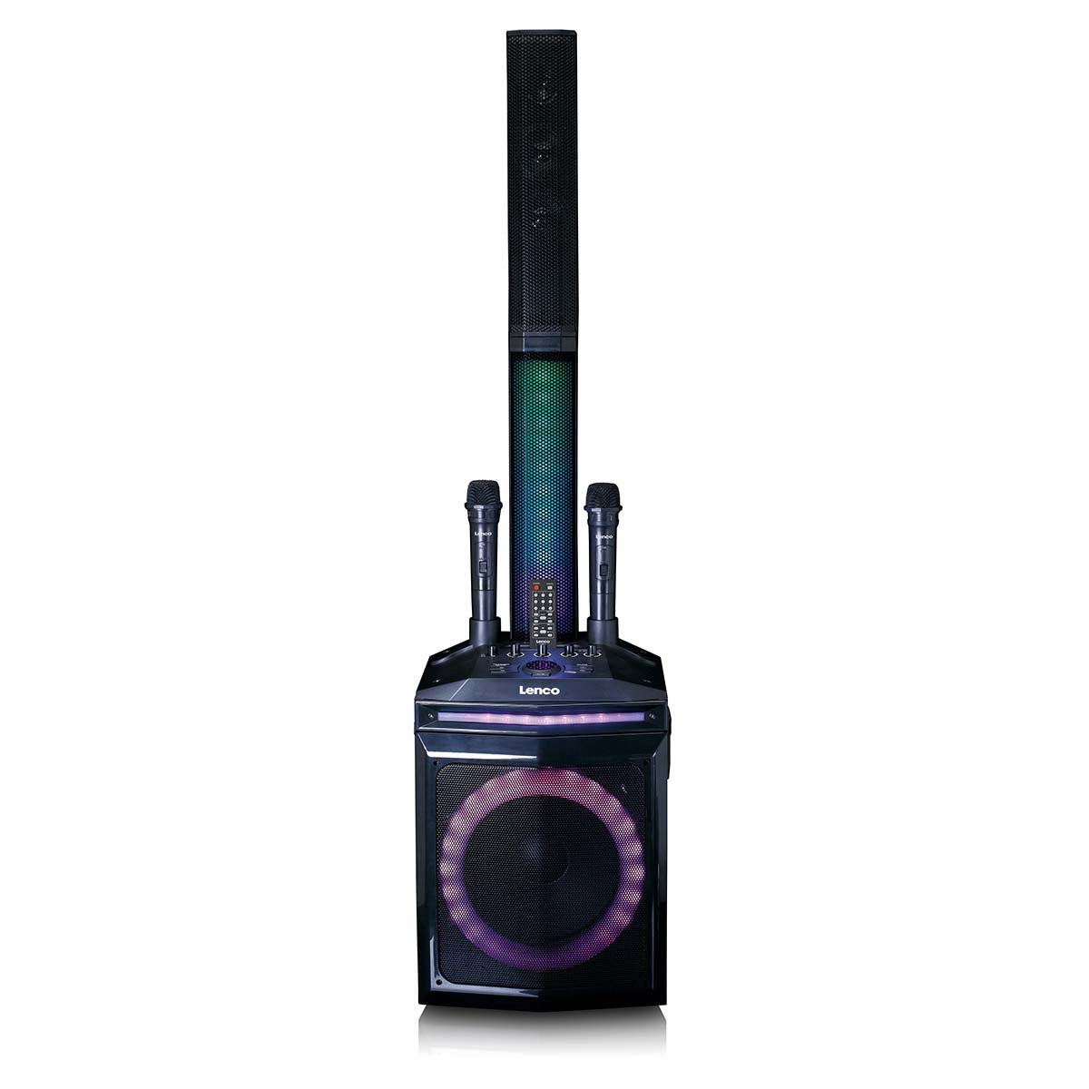 Party Speaker with Bluetooth, 120W RMS, LED Lights