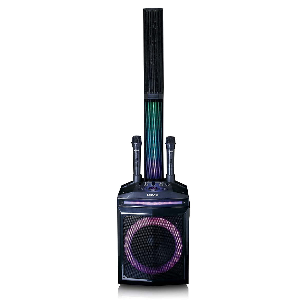 Party Speaker with Bluetooth, 120W RMS, LED Lights