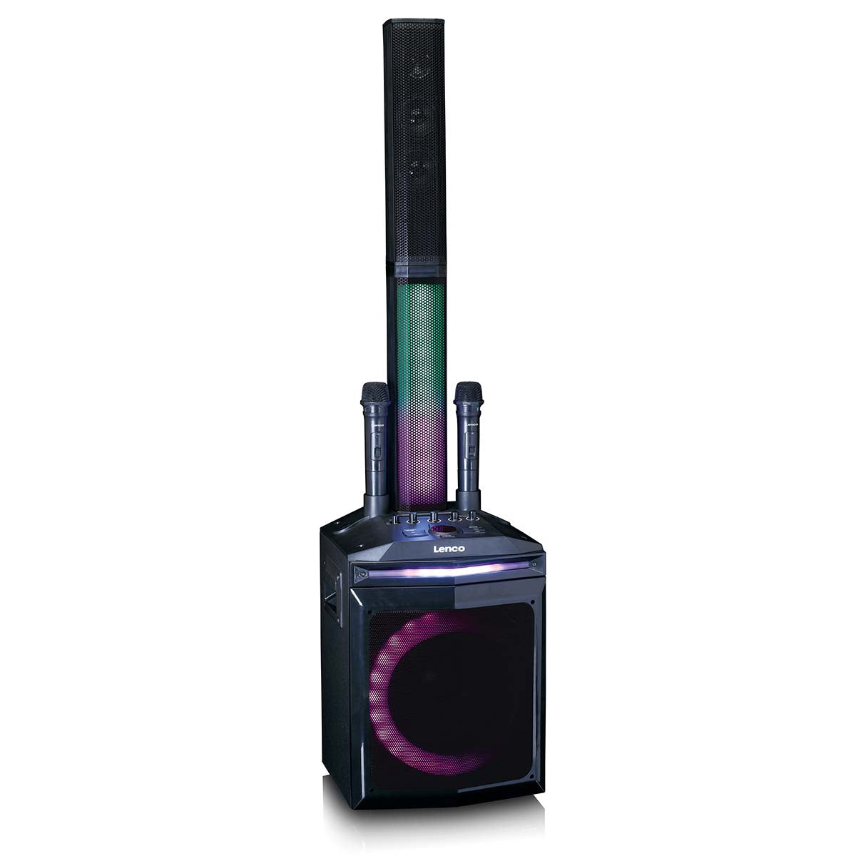 Party Speaker with Bluetooth, 120W RMS, LED Lights