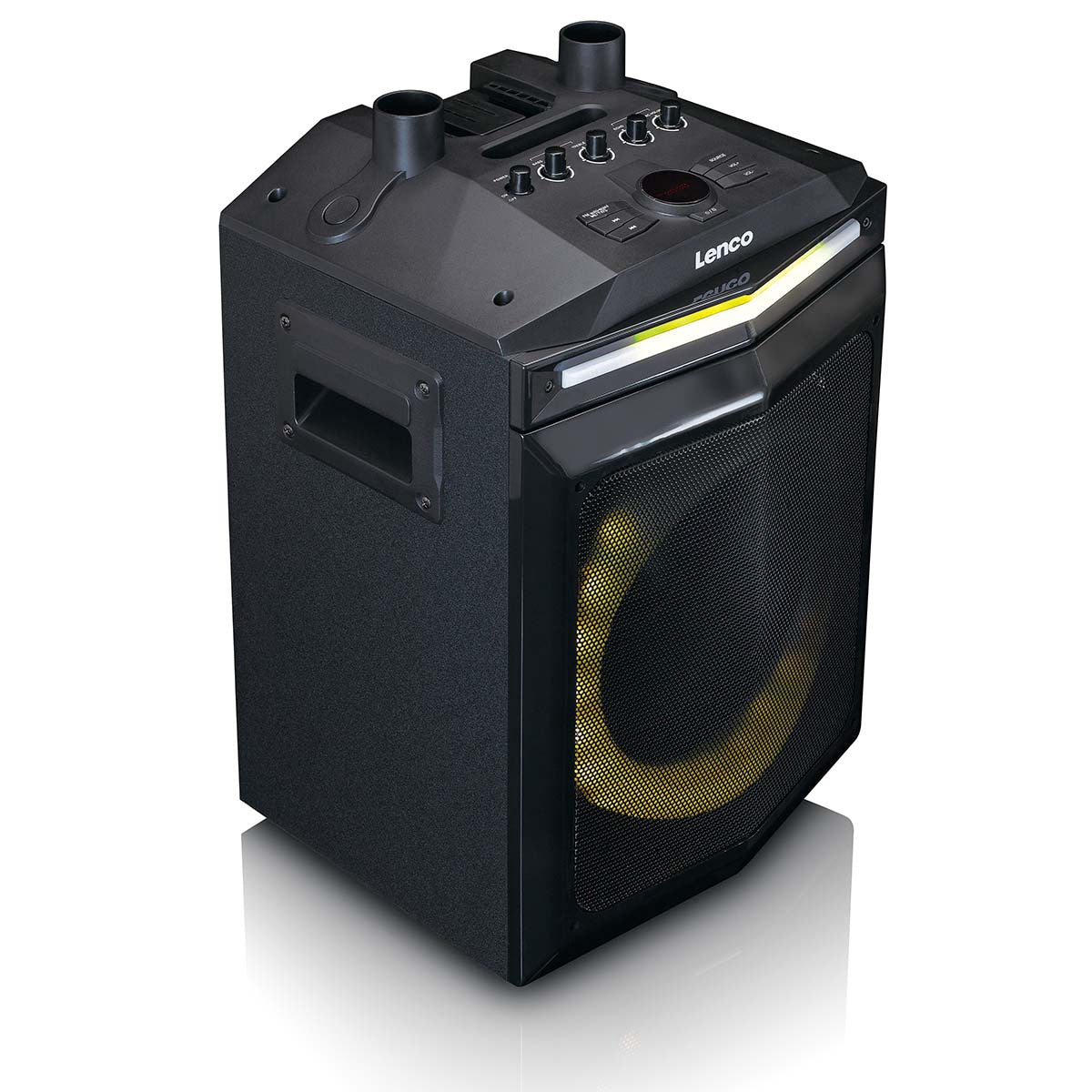 Party Speaker with Bluetooth, 120W RMS, LED Lights