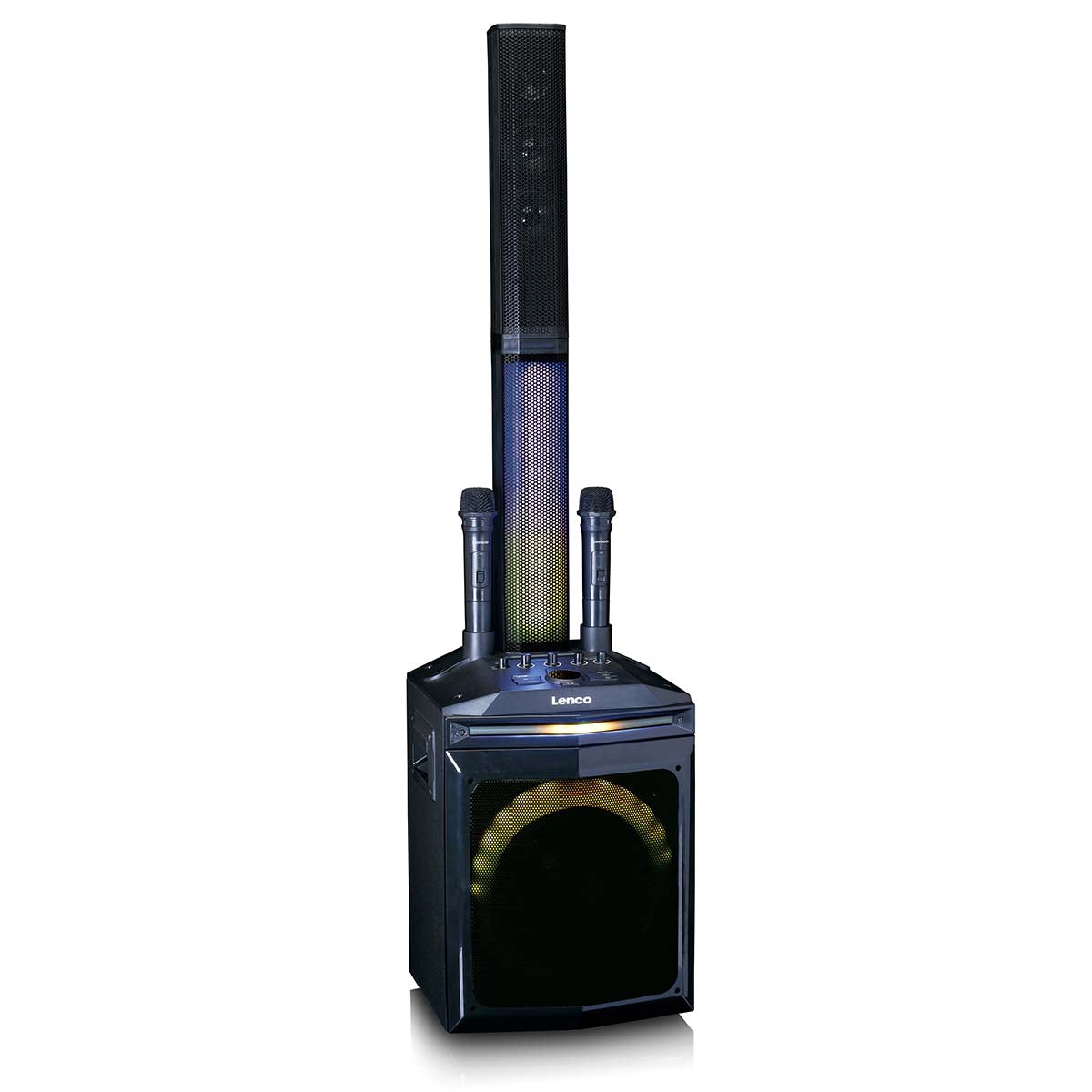 Party Speaker with Bluetooth, 120W RMS, LED Lights