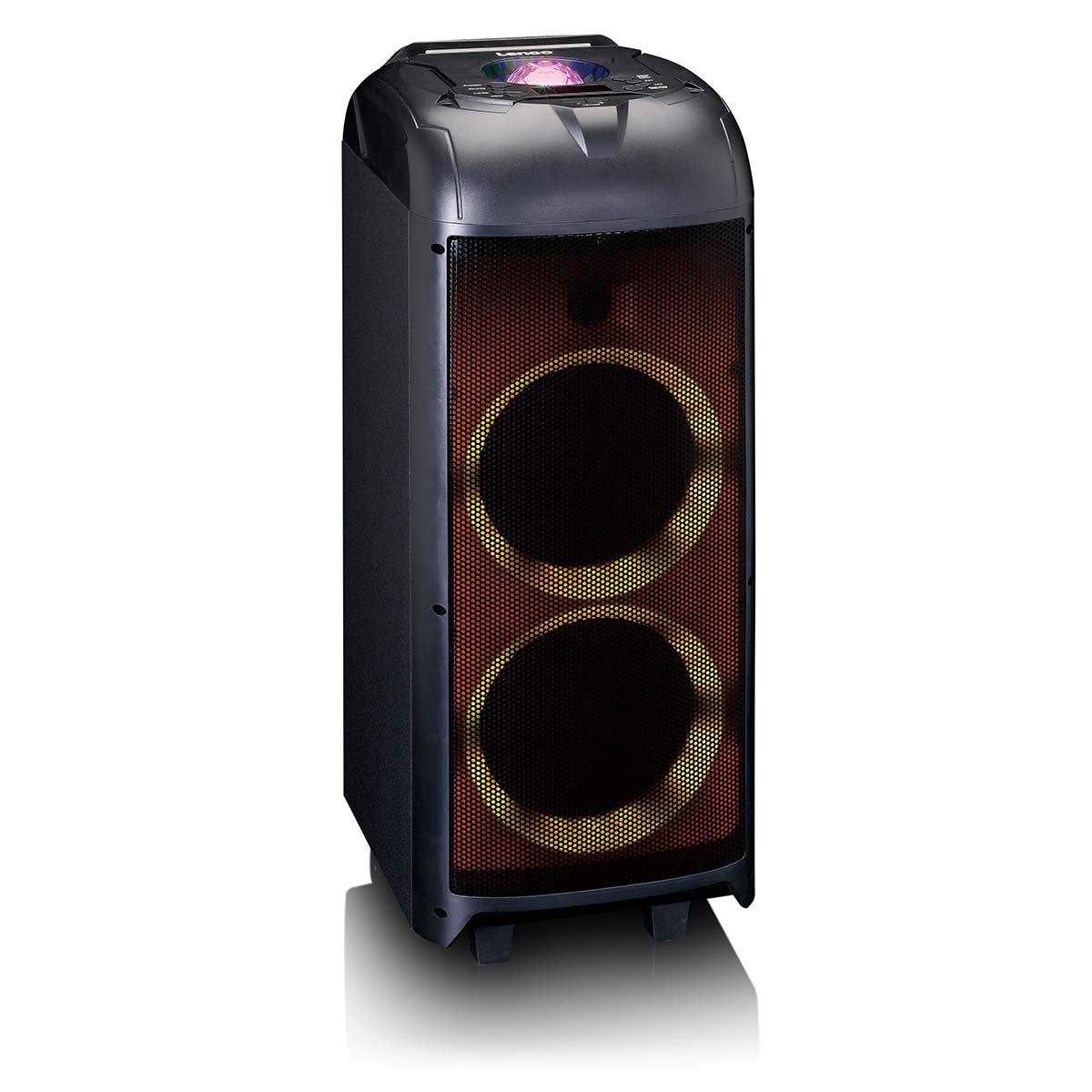 Party Speaker with LED Lights & Disco Ball, 150W RMS