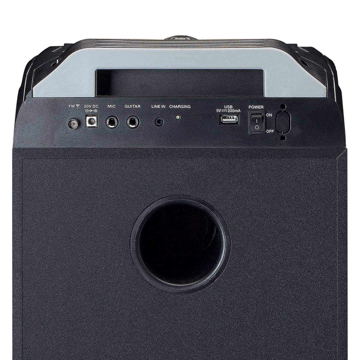 Party Speaker with LED Lights & Disco Ball, 150W RMS