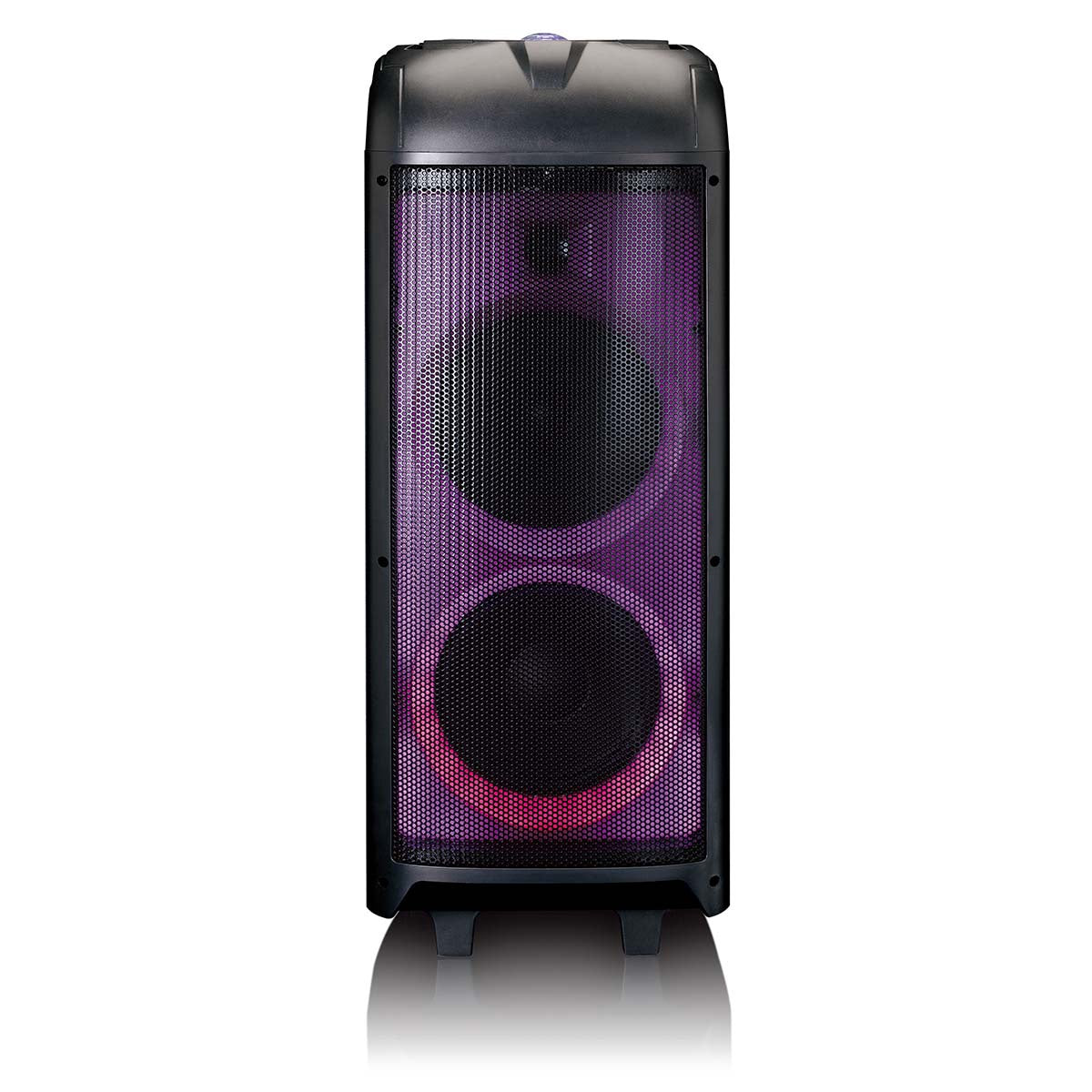 Party Speaker with LED Lights & Disco Ball, 150W RMS