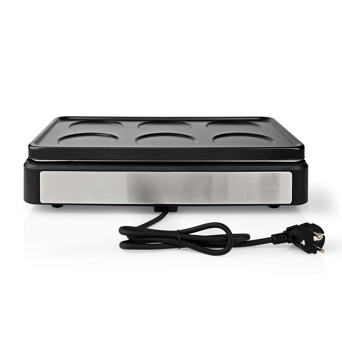 Party Wok Set | Grill | 6 Persons | Spatula | Temperature setting | Non-stick coating | Rectangle