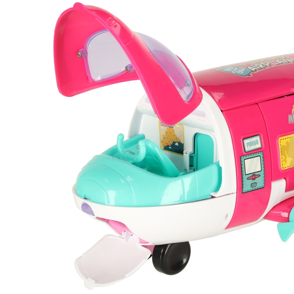 Passenger Doll Plane with 2-in-1 Folding Accessories