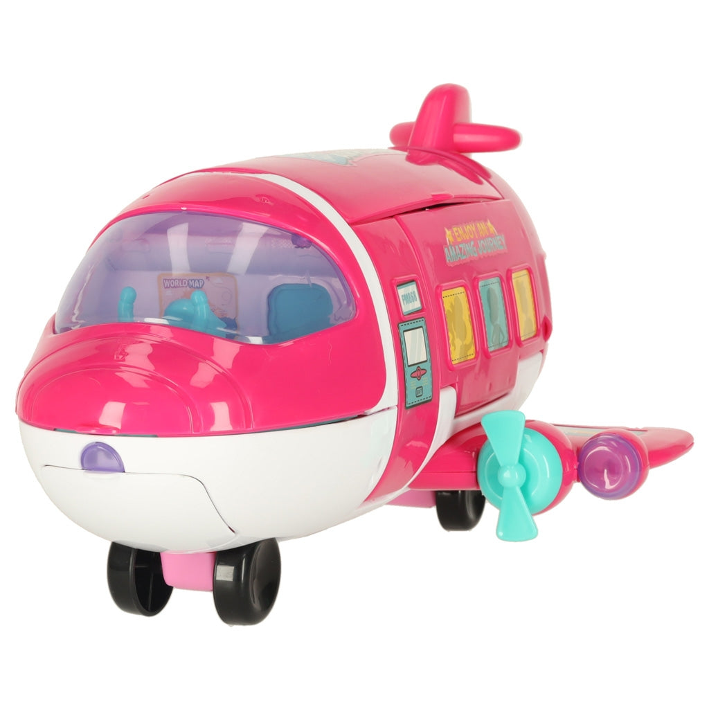 Passenger Doll Plane with 2-in-1 Folding Accessories
