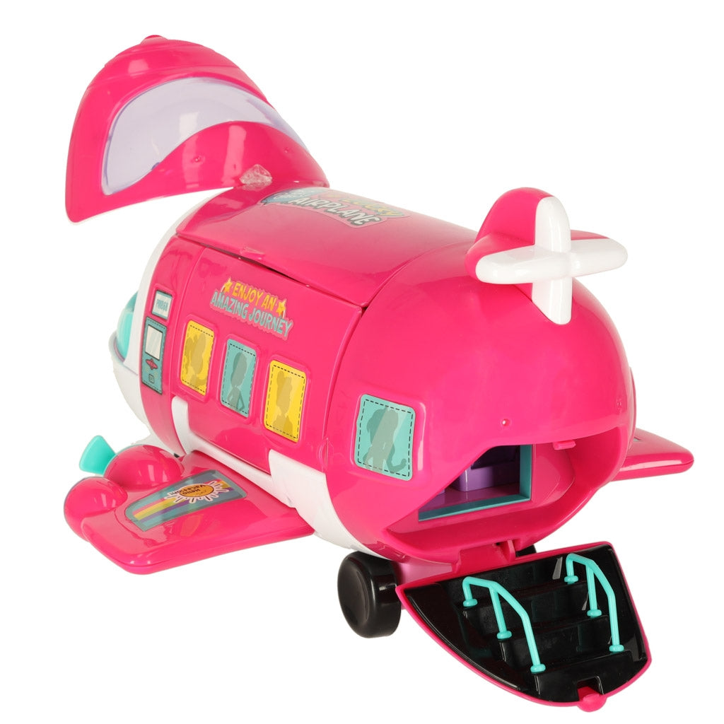 Passenger Doll Plane with 2-in-1 Folding Accessories