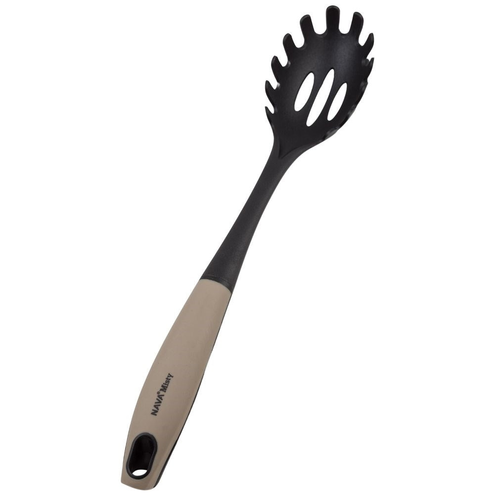 Pasta spoon: Durable, heat-resistant thermoplastic for serving