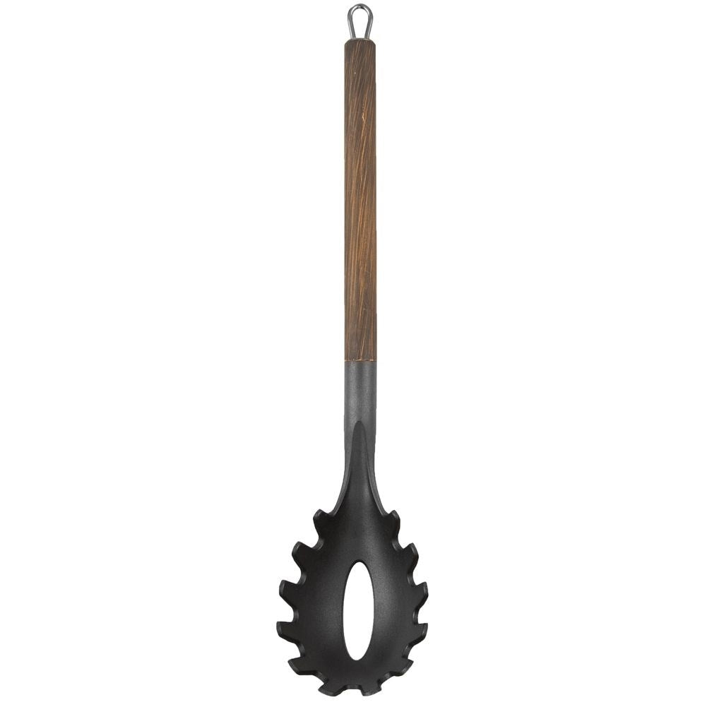 Pasta spoon in safe thermoplastic for easy serving of spaghetti