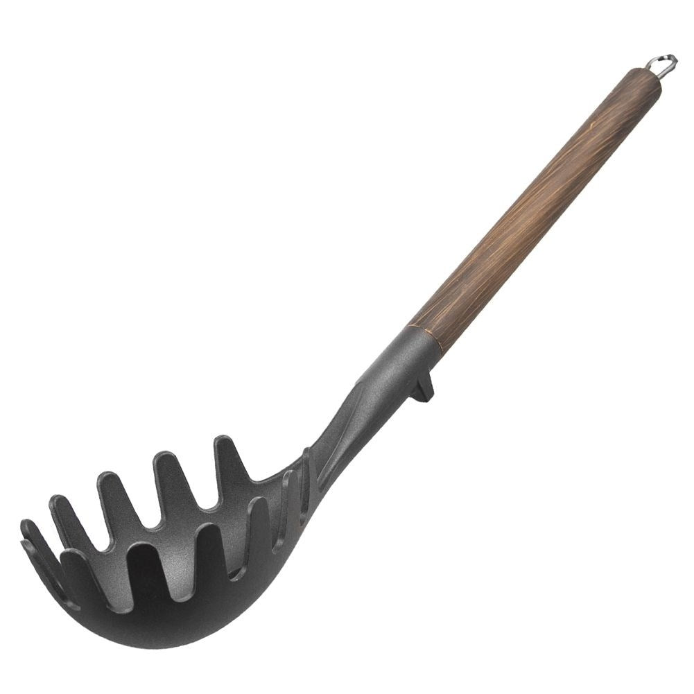 Pasta spoon in safe thermoplastic for easy serving of spaghetti