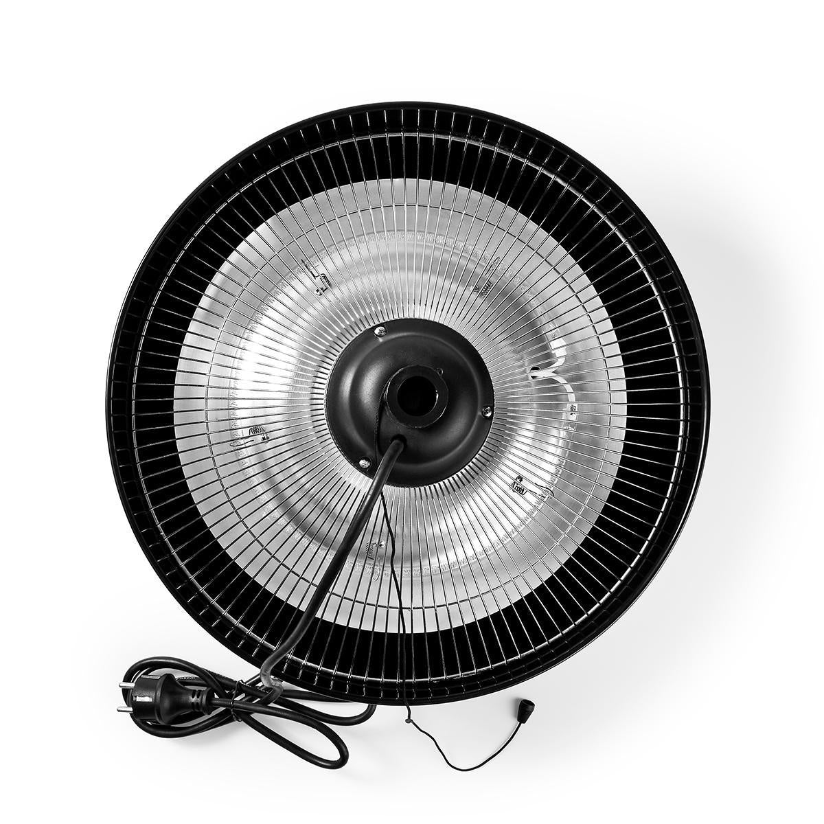 Patio Heater | 1500 W | 1 Heat Setting | Fall over protection | IP34 | Black