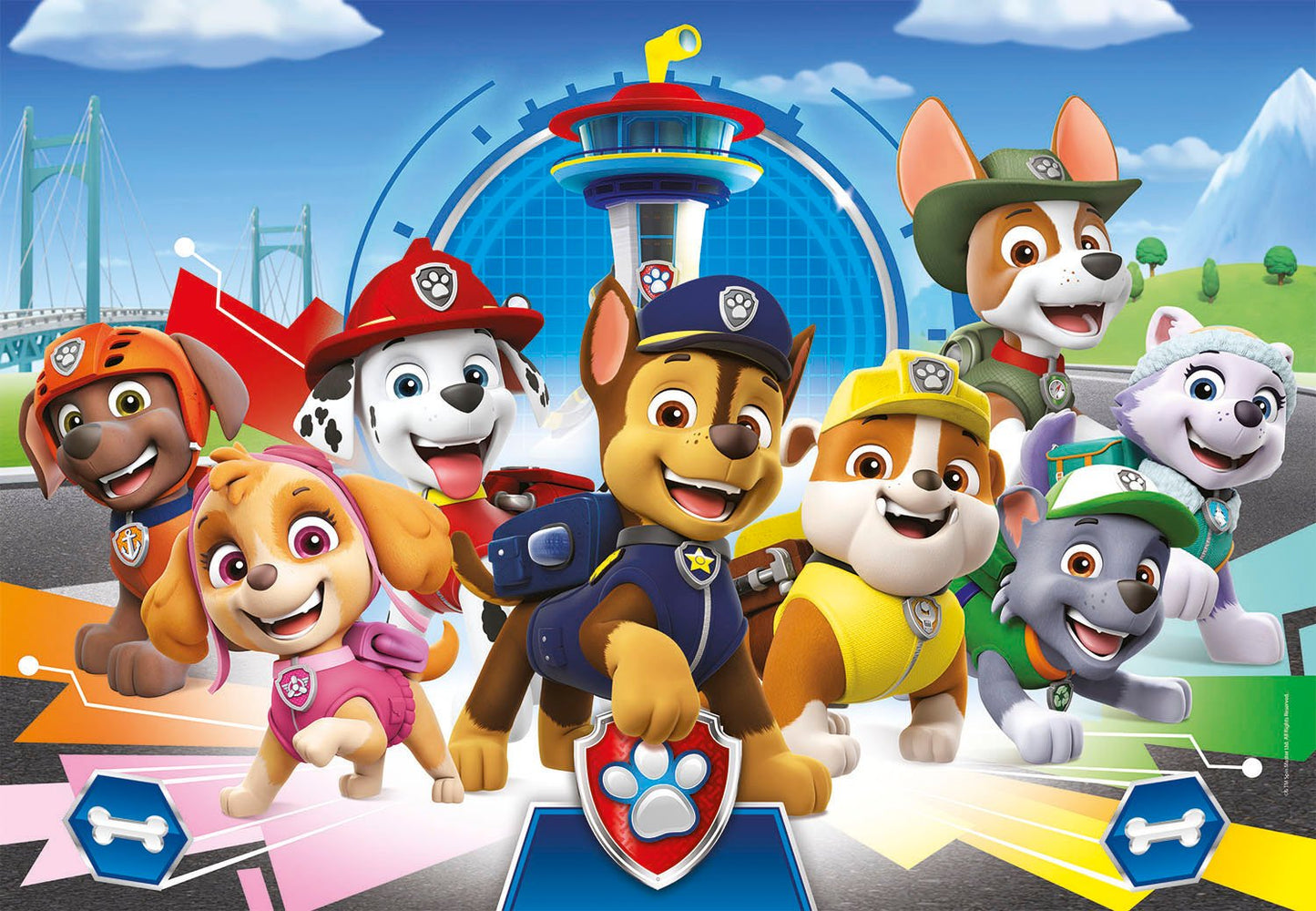 Paw Patrol 180-Piece Puzzle, 33.5 x 48.5 cm, Ages 7+