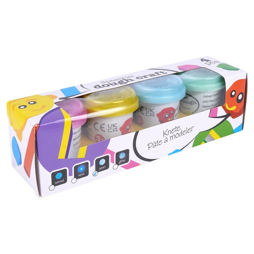Pearl clay figures 4 pcs.