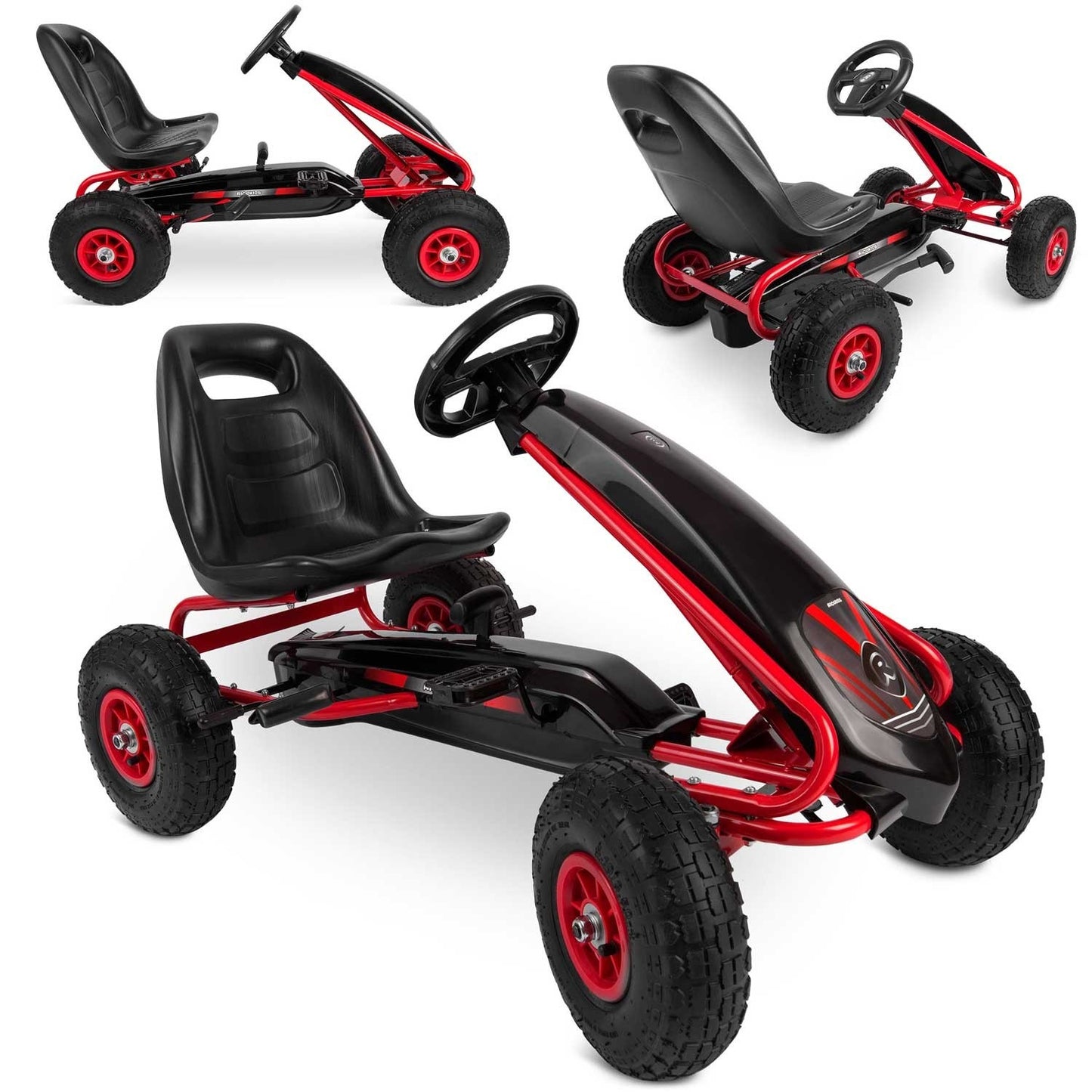Pedal go-kart for children RK-590 red