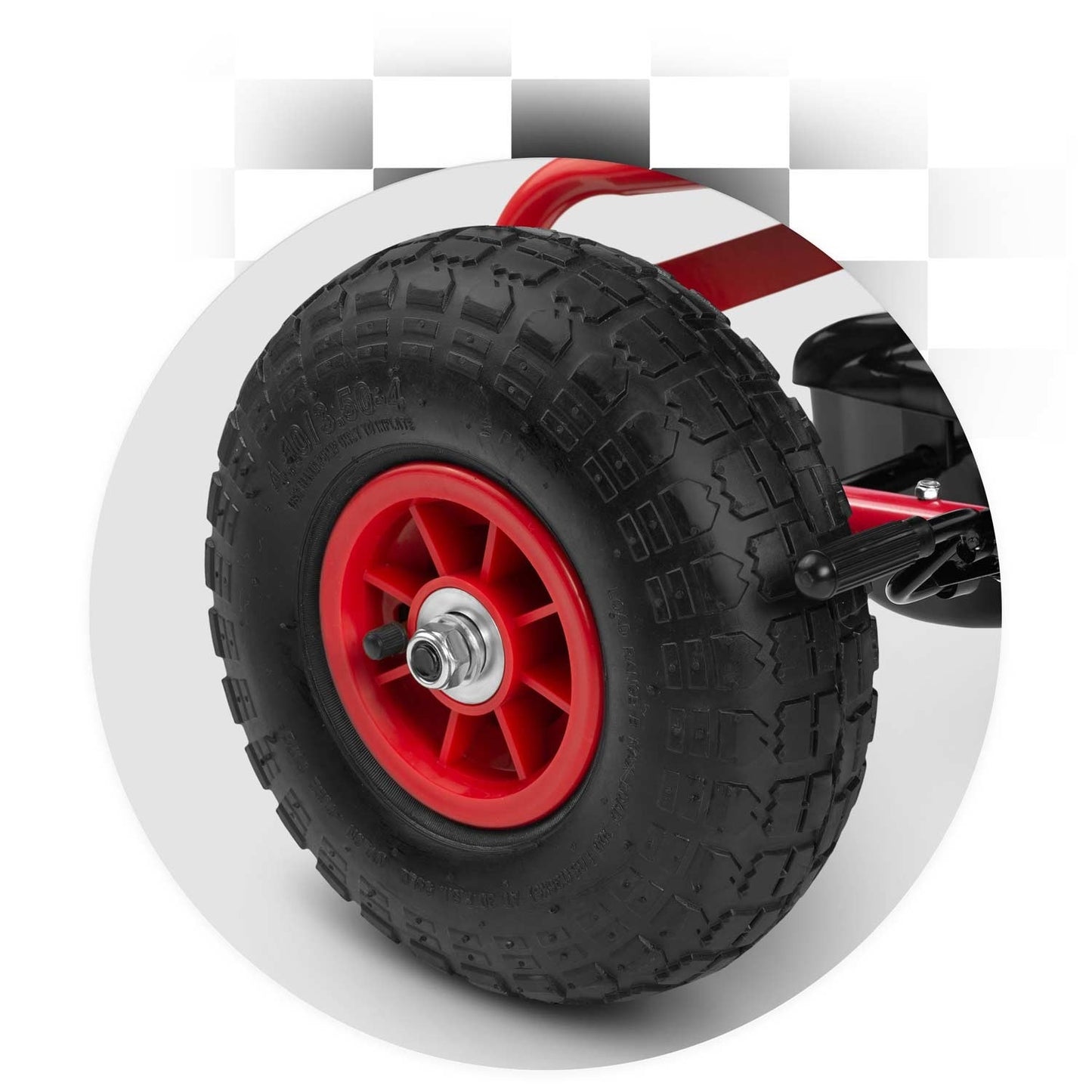Pedal go-kart for children RK-590 red