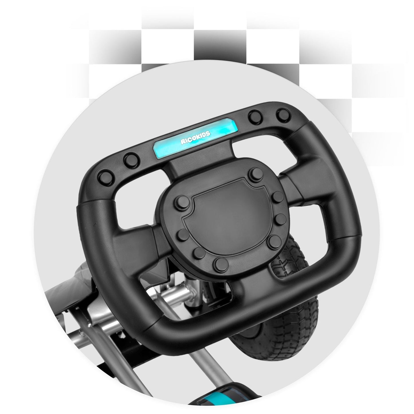 Pedal go-kart for children RK-591 black