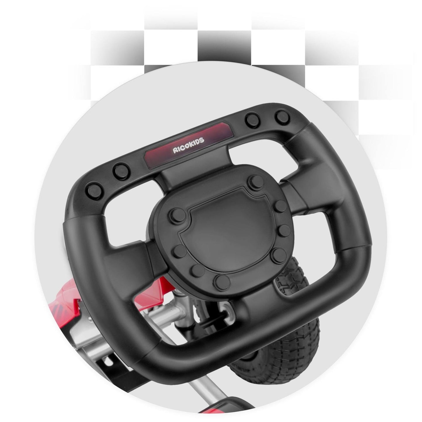 Pedal go-kart for children RK-591 red