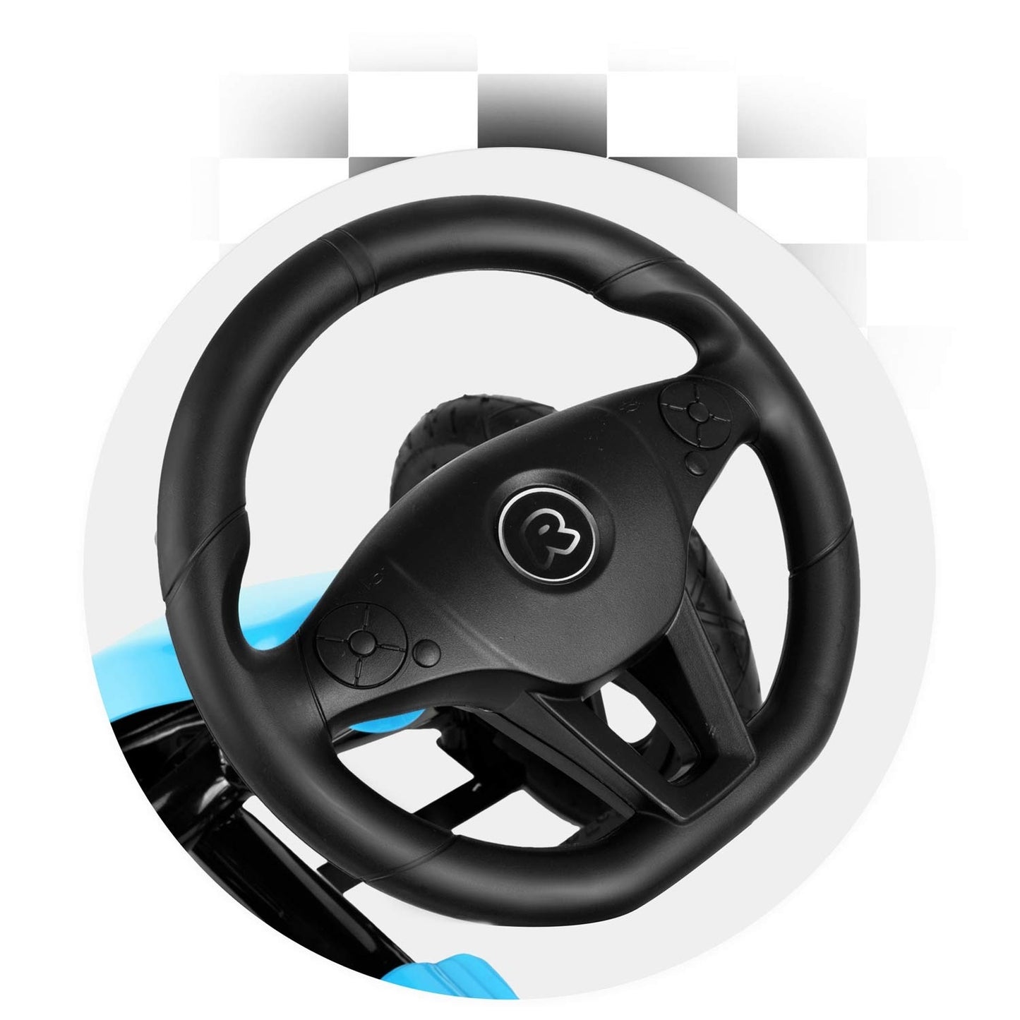 Pedal go-kart for children RK-592 blue